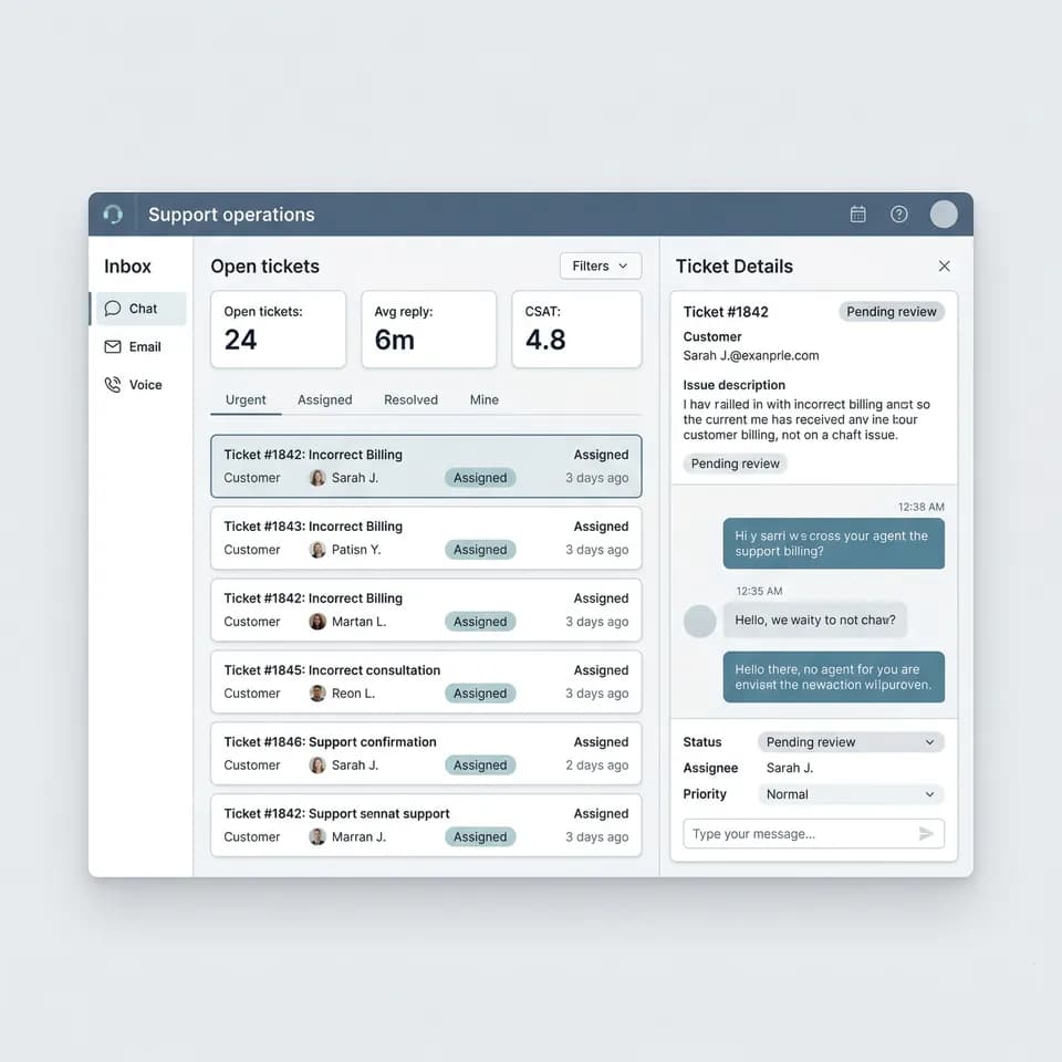 Customer support systems